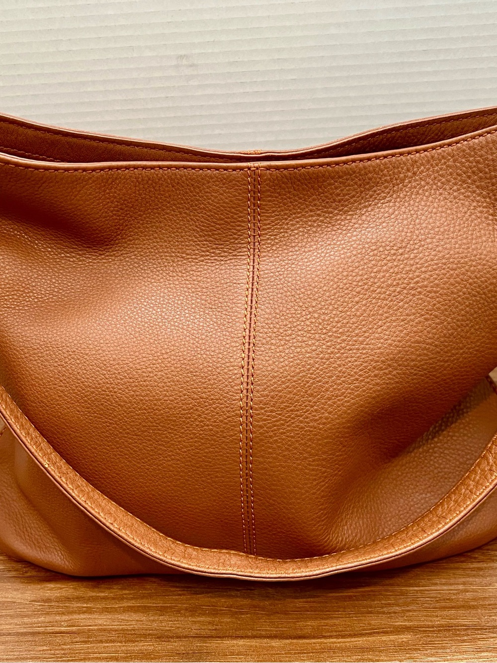 Brown Leather Hobo Leather Women’s Bag Strap in Brown